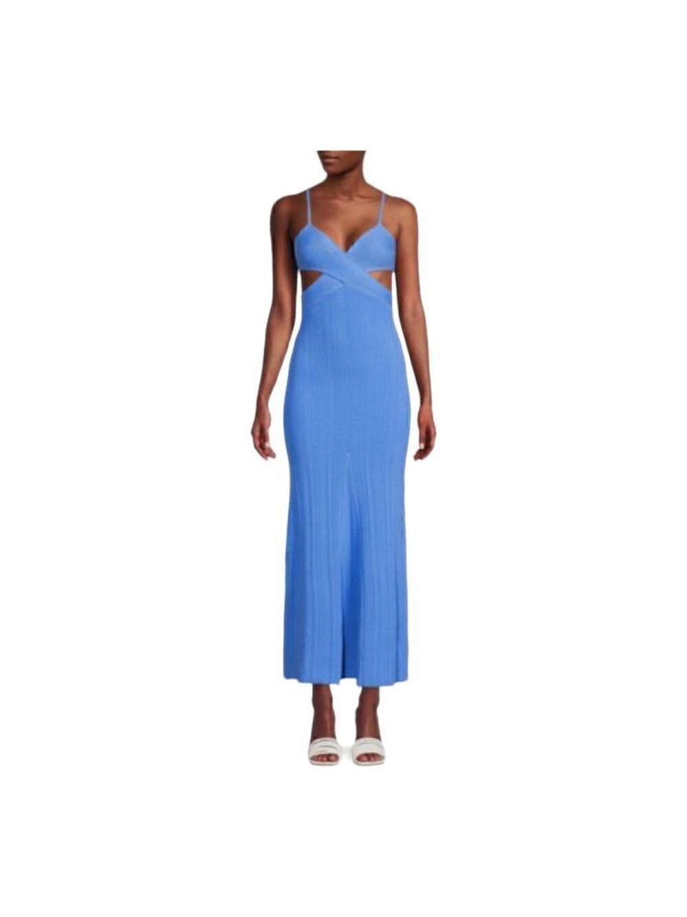 Anna Quan Blue Ribbed Sabina Dress size 2 (Au 6) NWT
